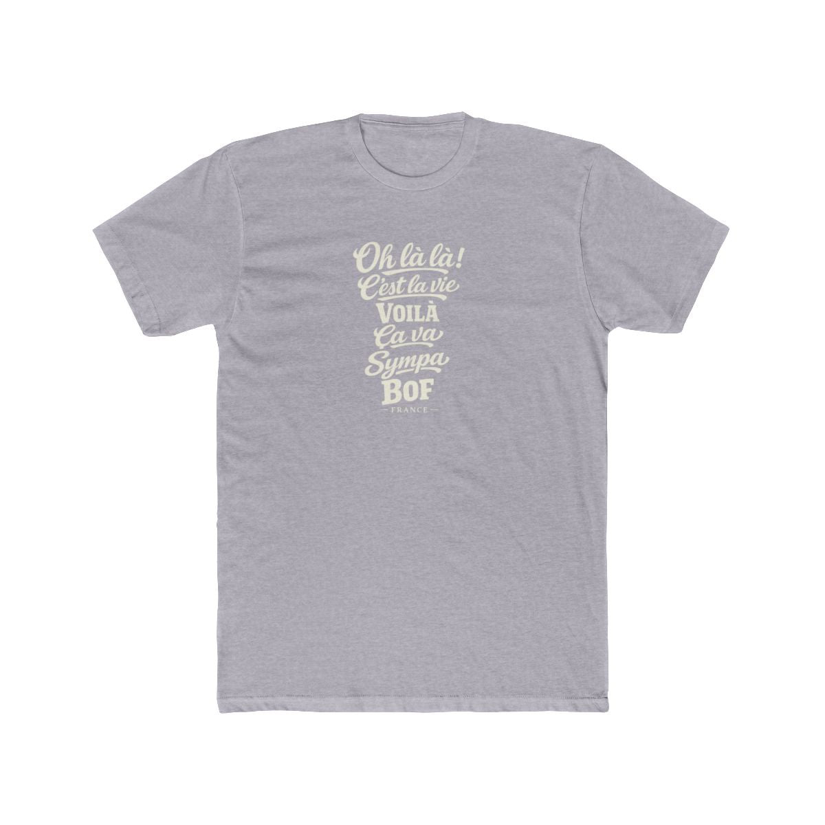 France local slang men's tee — typographic sayings design | Nameshi Destinations (view 3)