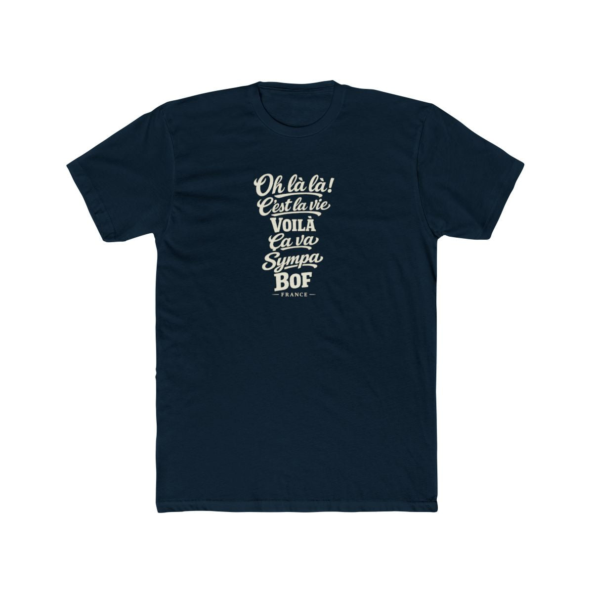 France local slang men's tee — typographic sayings design | Nameshi Destinations (view 12)