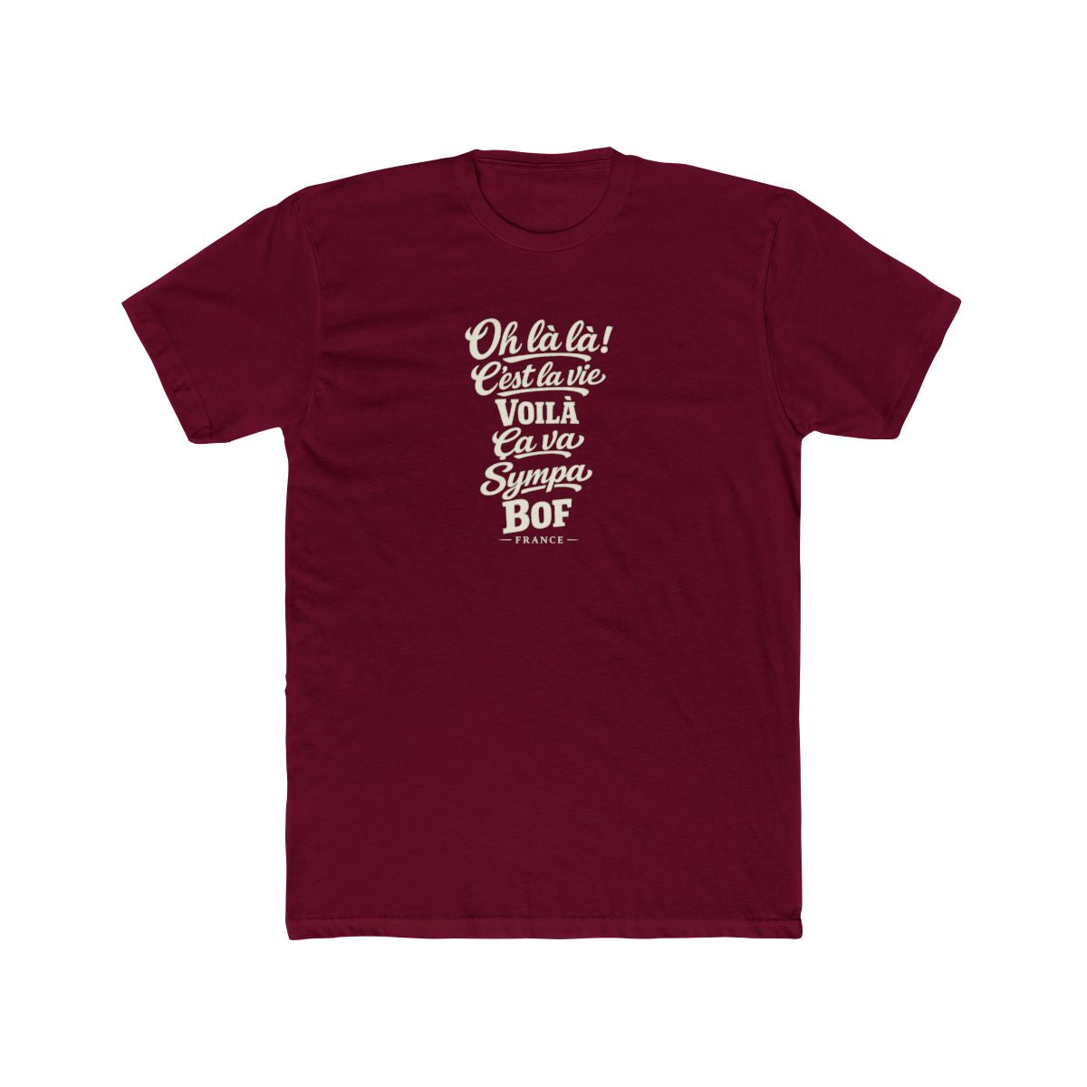 France local slang men's tee — typographic sayings design | Nameshi Destinations (view 14)