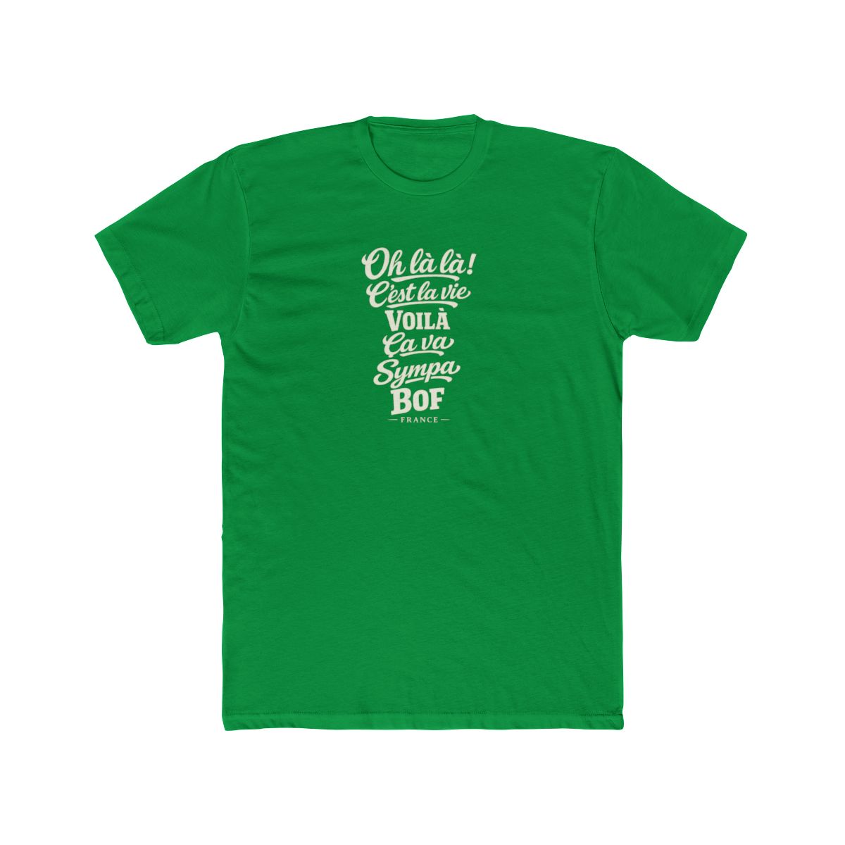 France local slang men's tee — typographic sayings design | Nameshi Destinations (view 6)