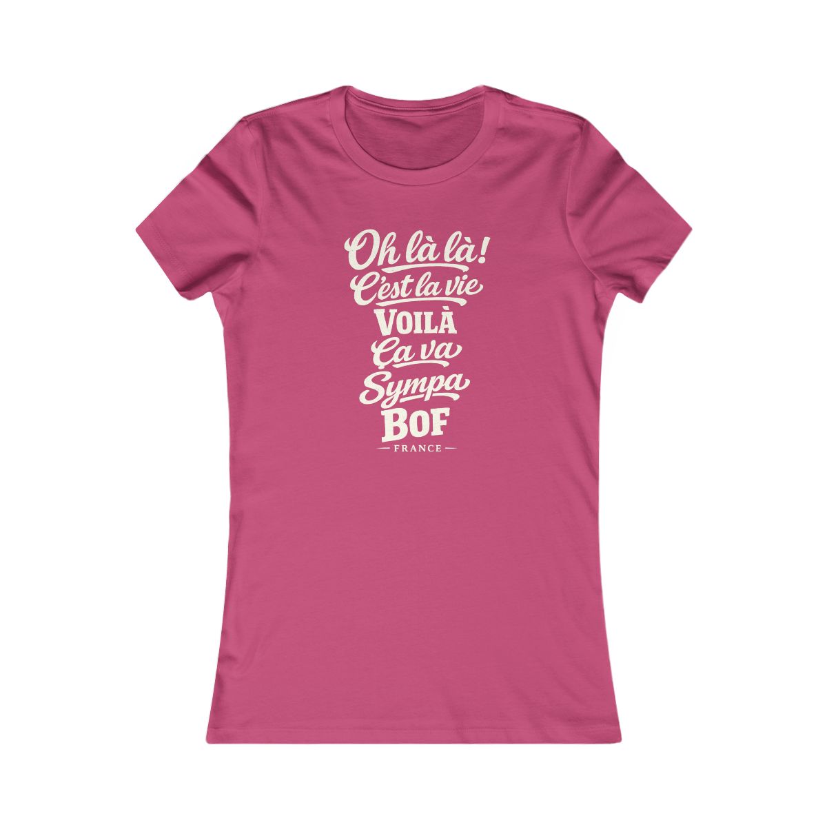 France local slang women's tee — typographic sayings design | Nameshi Destinations (view 15)