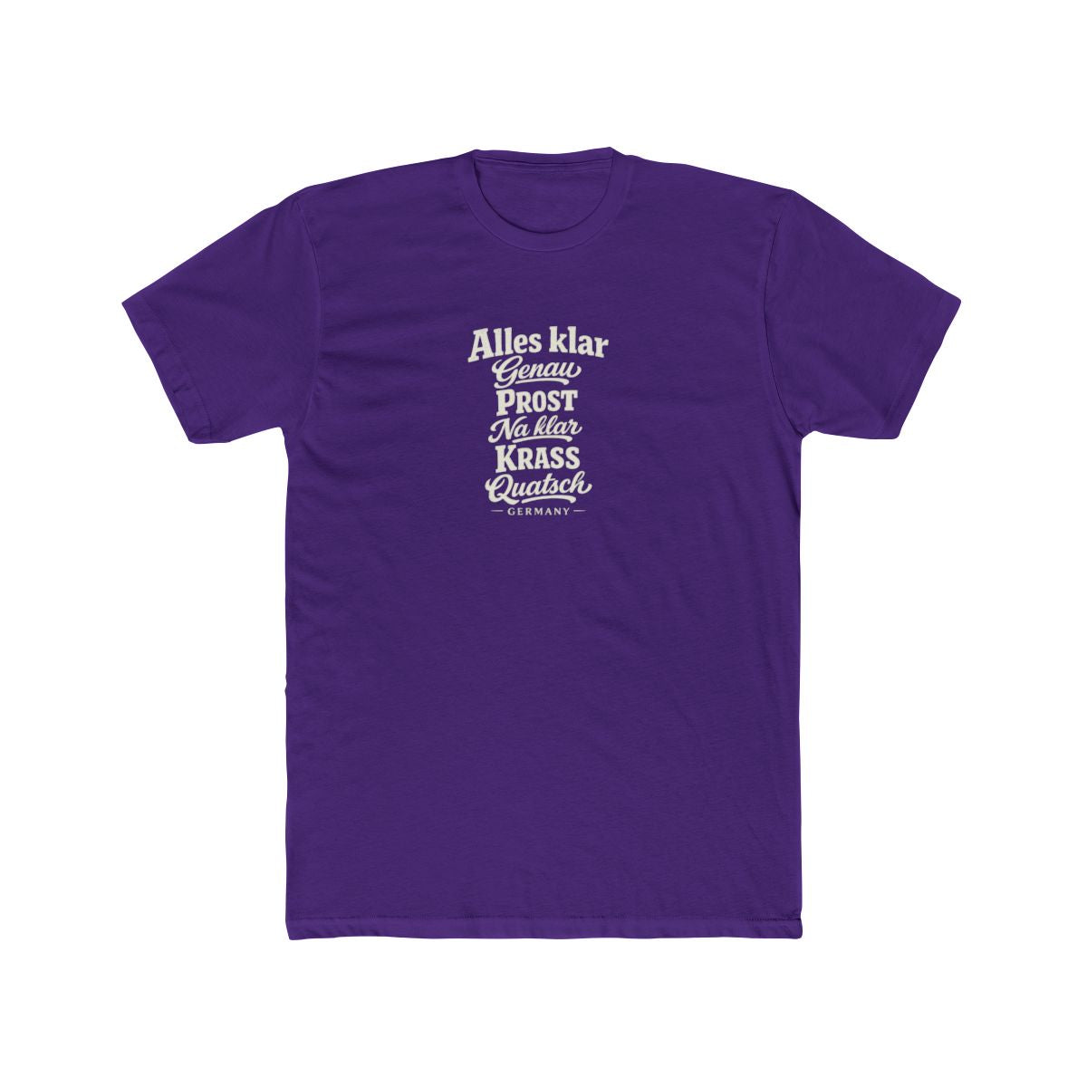 Germany local slang men's tee — typographic sayings design | Nameshi Destinations (view 13)