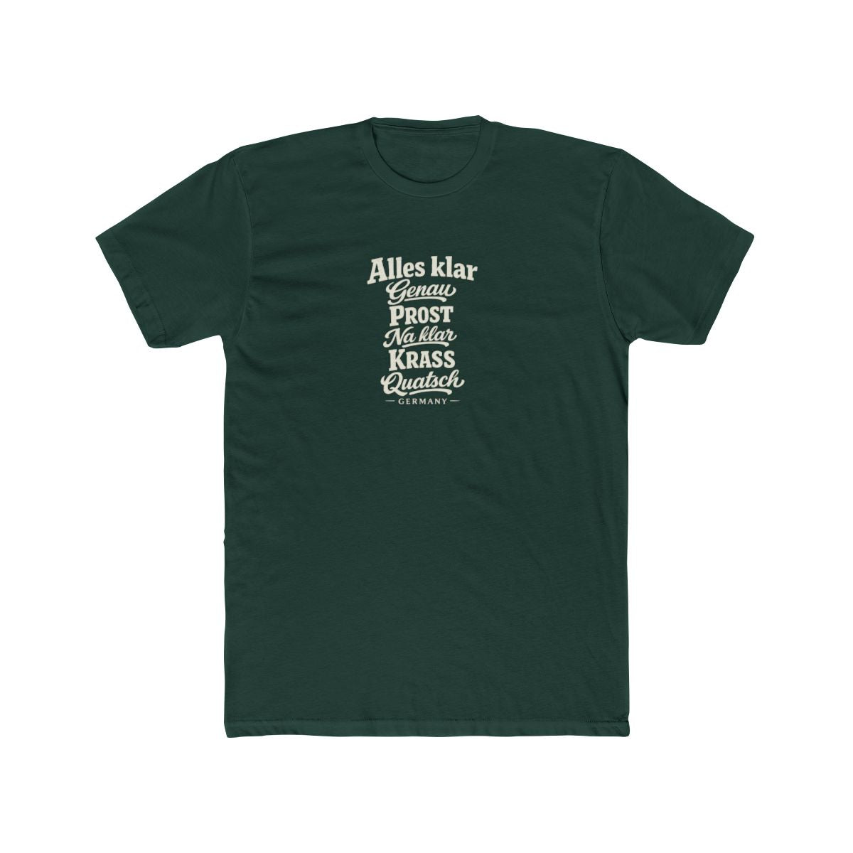 Germany local slang men's tee — typographic sayings design | Nameshi Destinations (view 7)