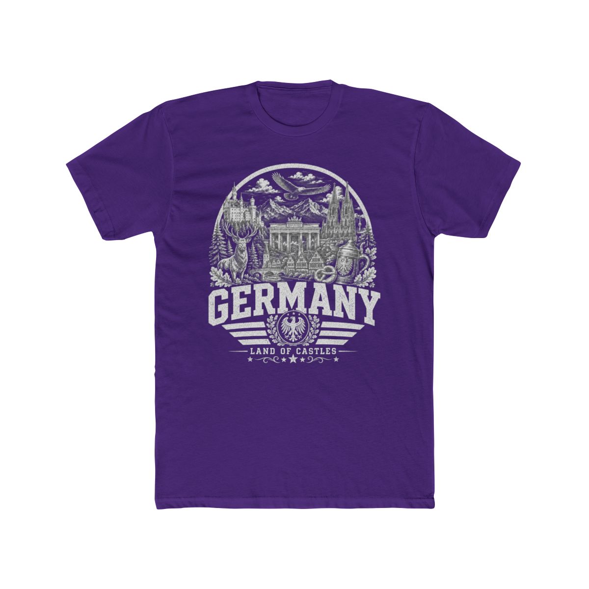 Germany Men's Tee — Solid Purple Rush