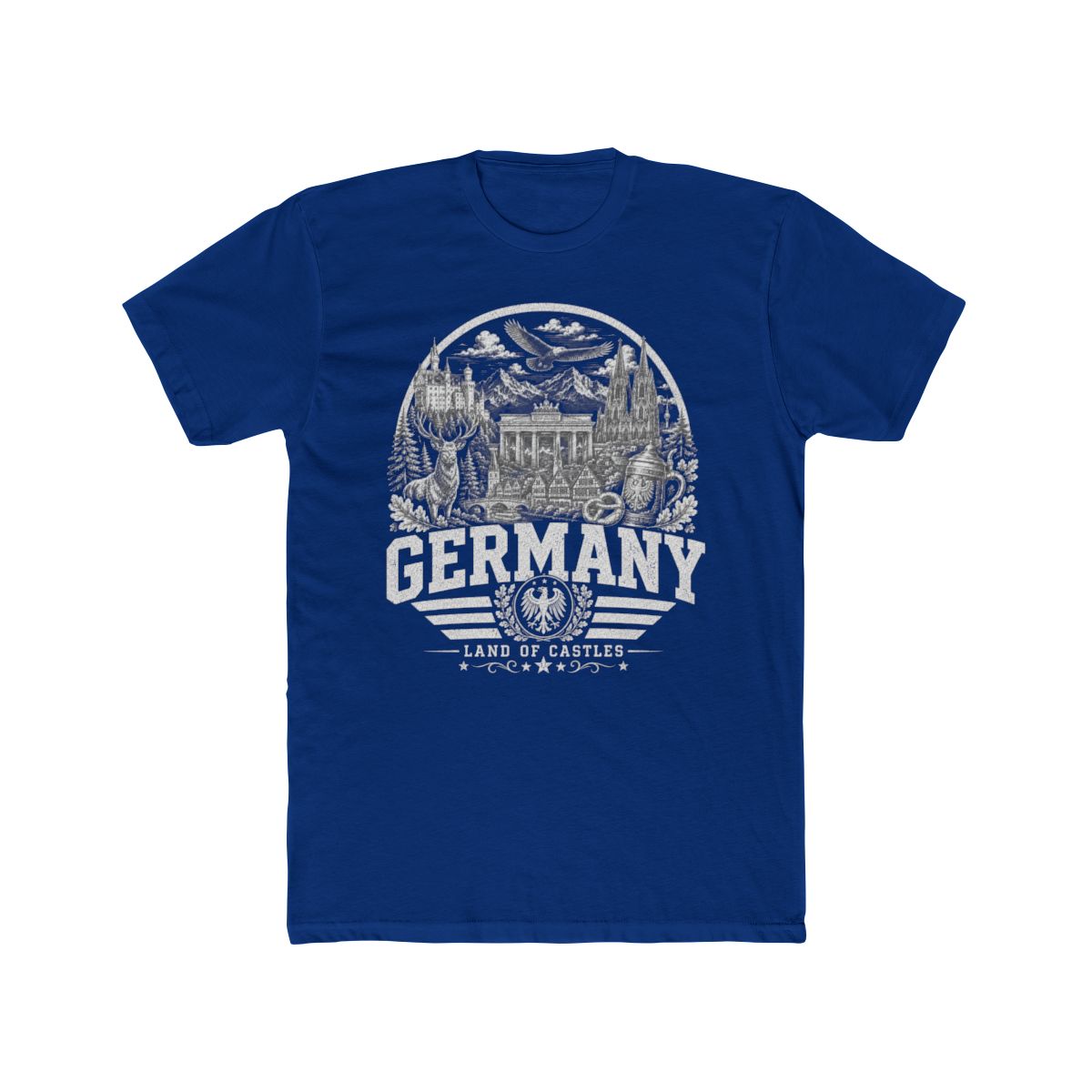 Germany Men's Tee — Solid Royal