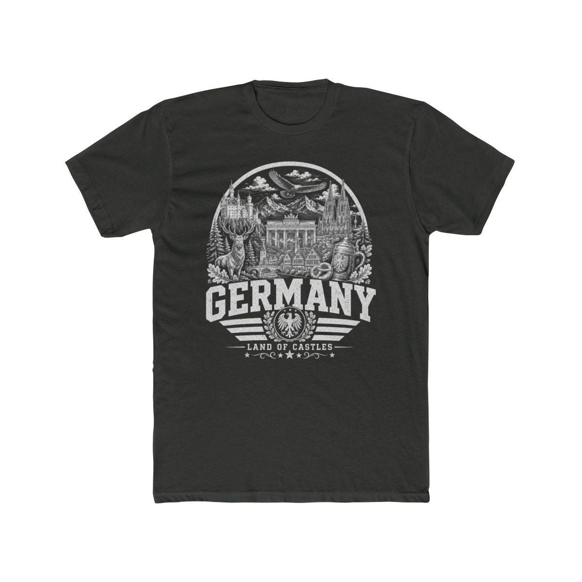 Germany Men's Tee — Solid Heavy Metal