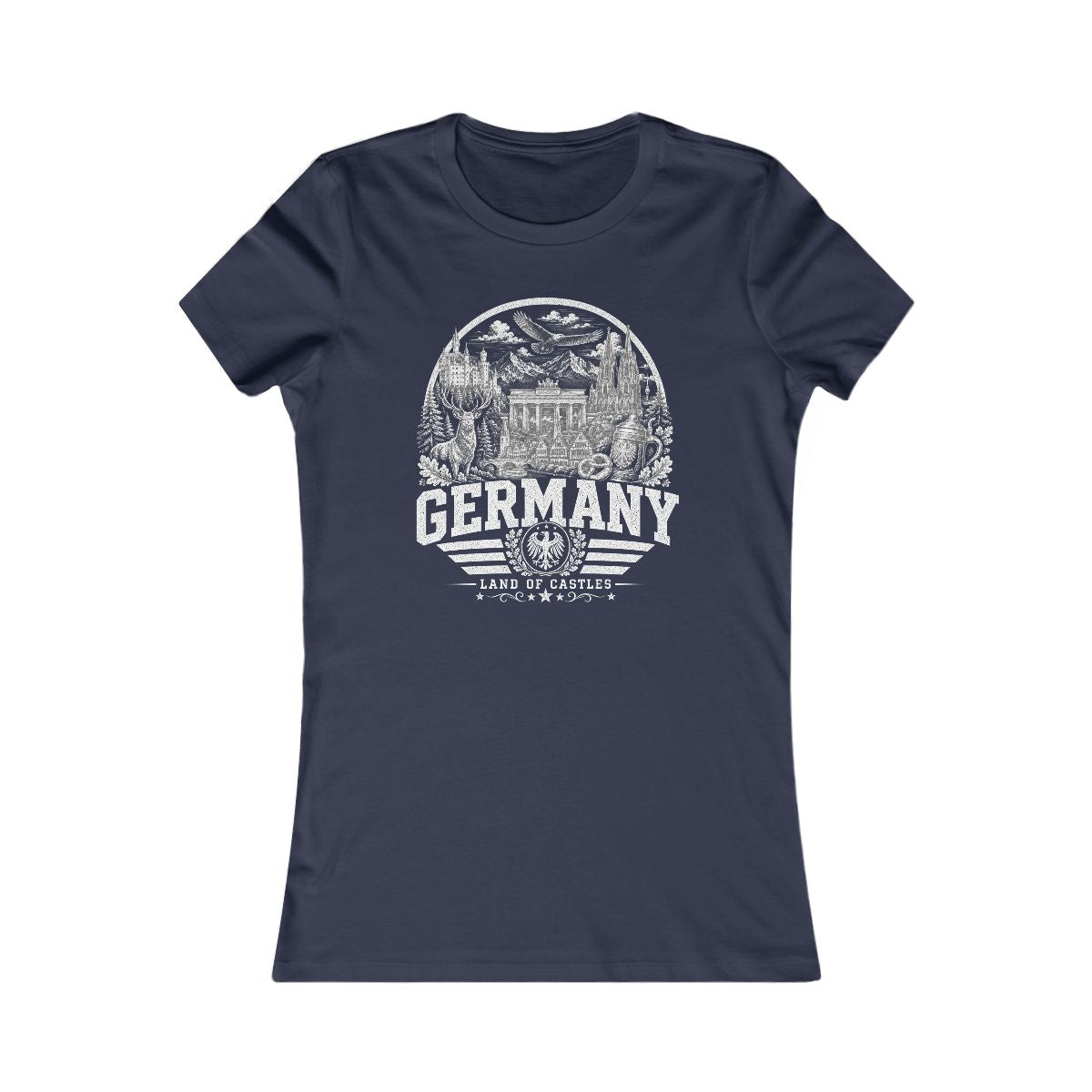 Germany Women's Tee — Navy