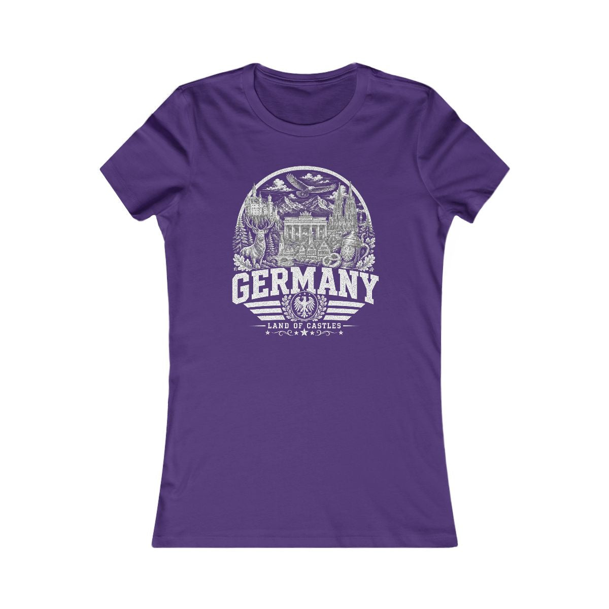 Germany Women's Tee — Team Purple