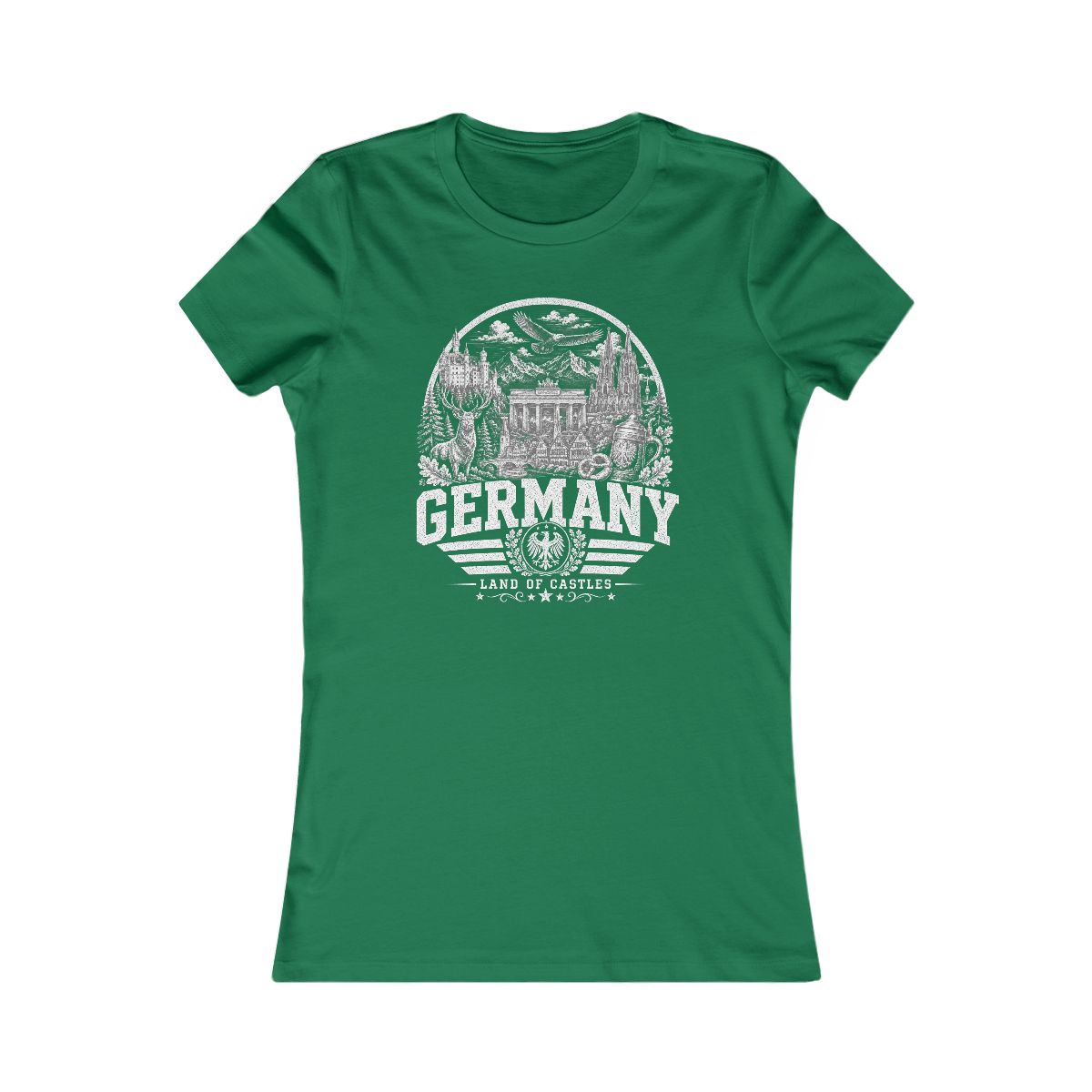 Germany Women's Tee — Kelly