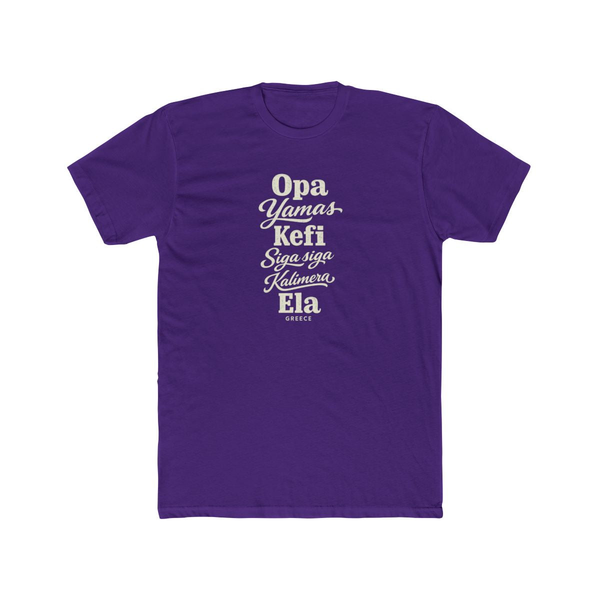 Greece local slang men's tee — typographic sayings design | Nameshi Destinations (view 13)