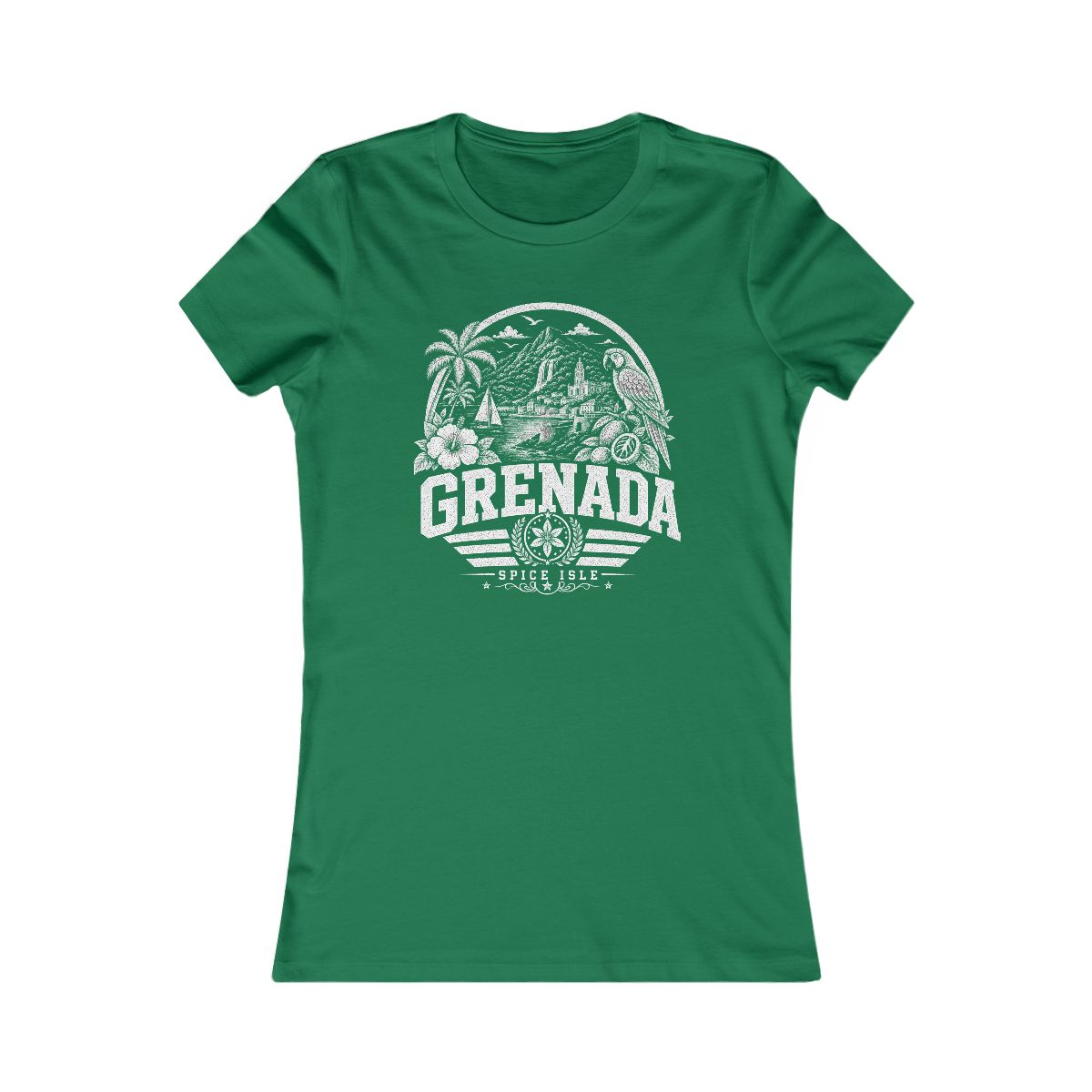 Grenada Women's Tee — Kelly