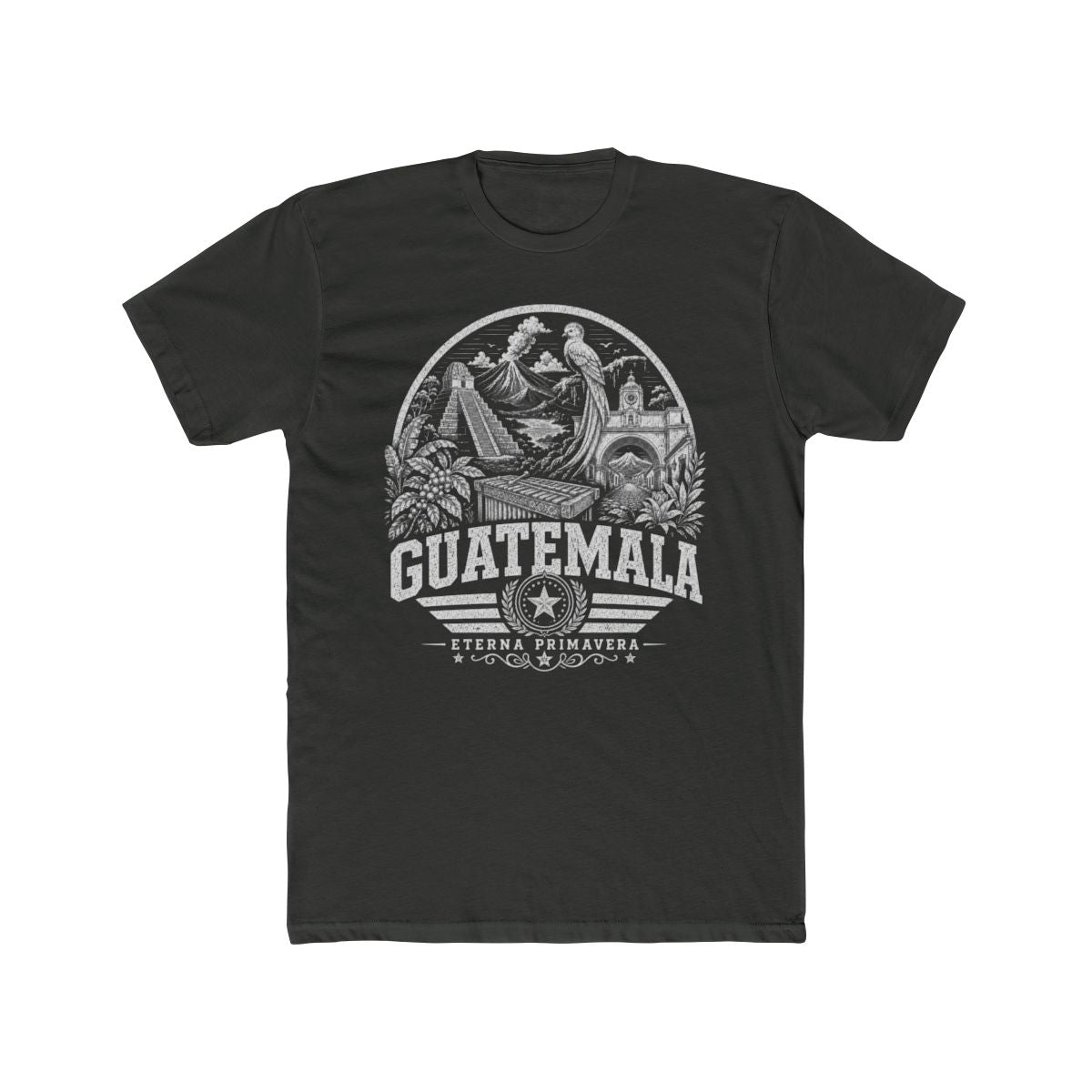 Guatemala Men's Tee — Solid Heavy Metal