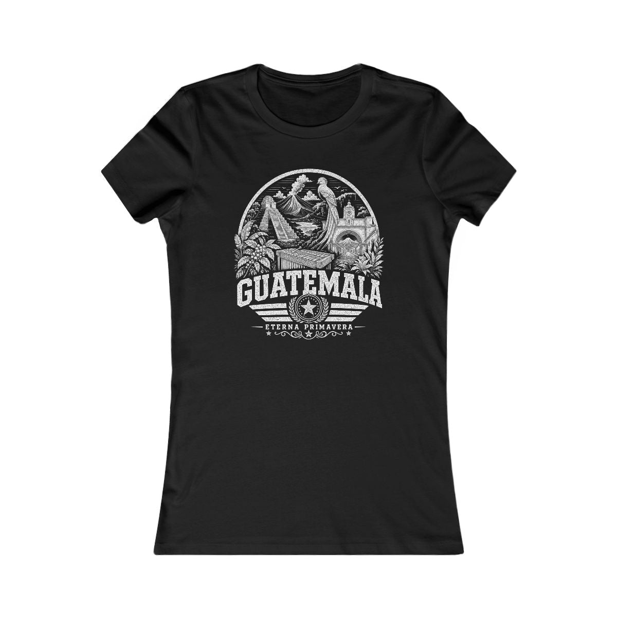 Guatemala Women's Tee — Black