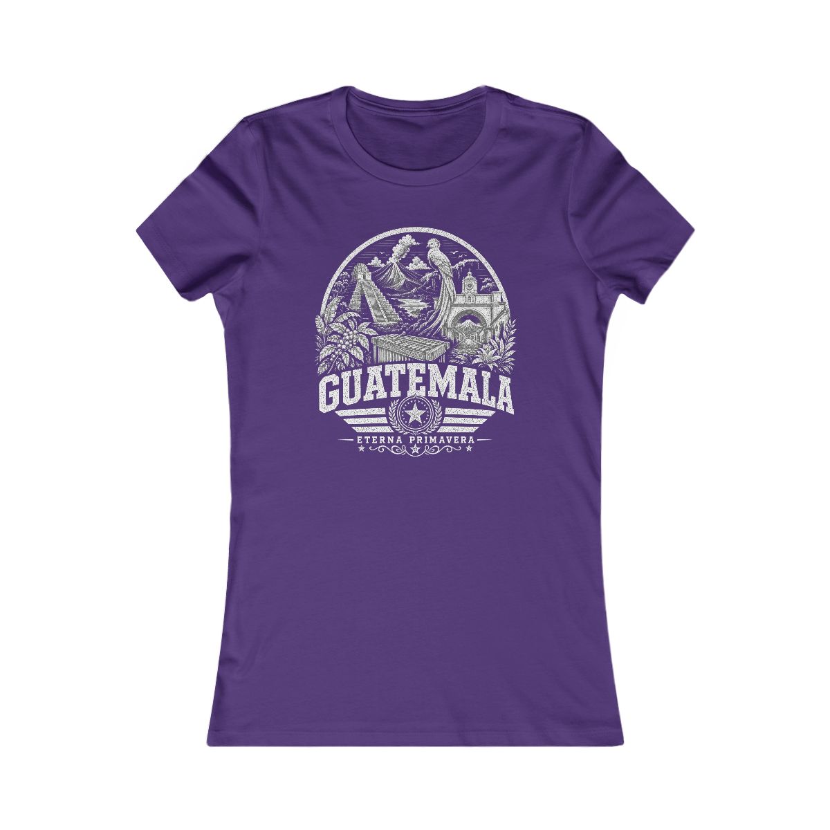 Guatemala Women's Tee — Team Purple