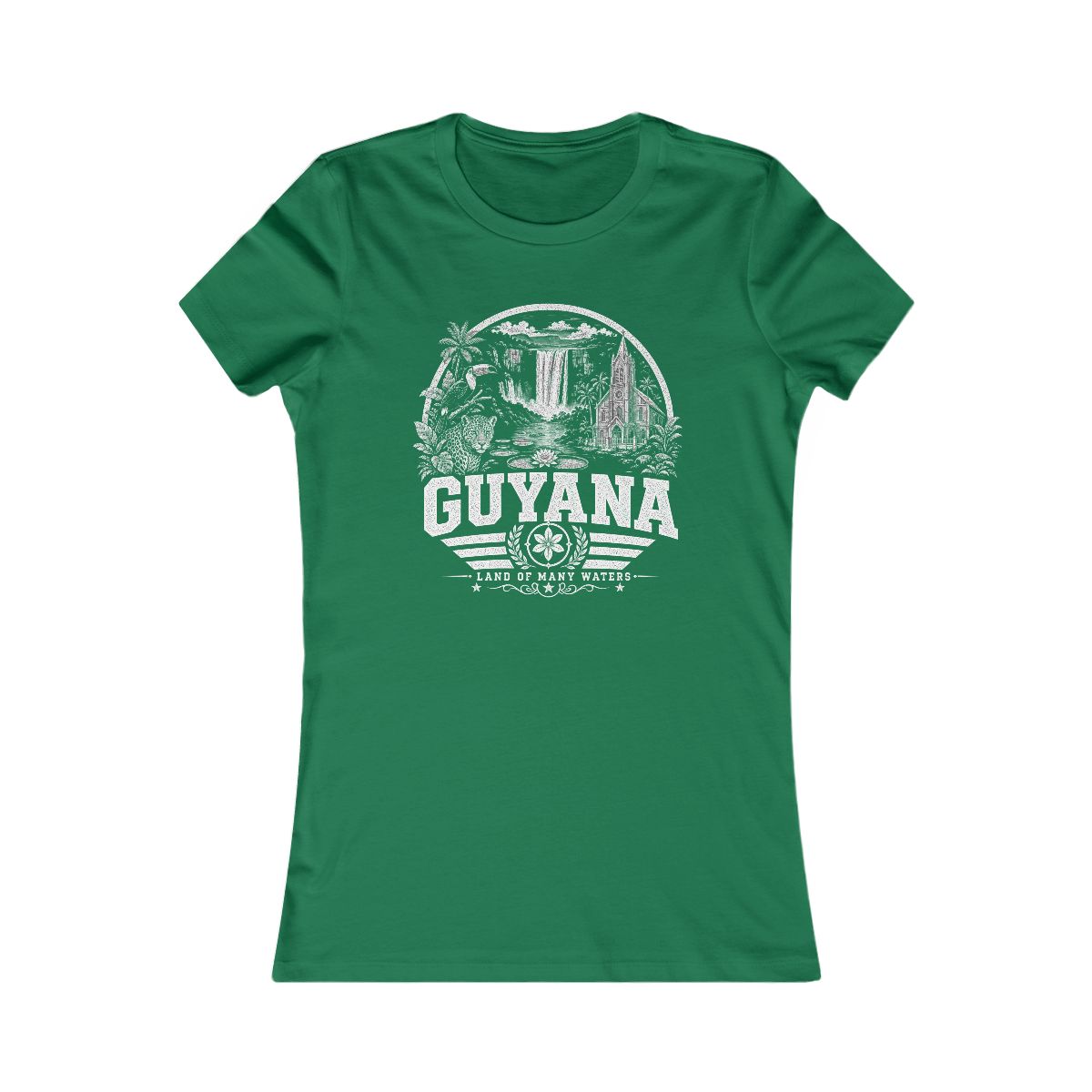 Guyana Women's Tee — Kelly