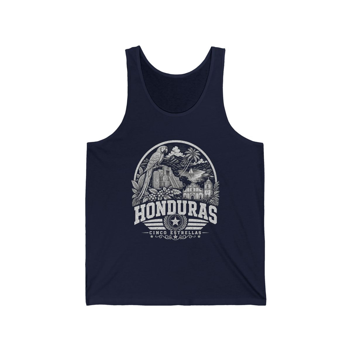 Honduras Men's Tank Top — Navy (front)