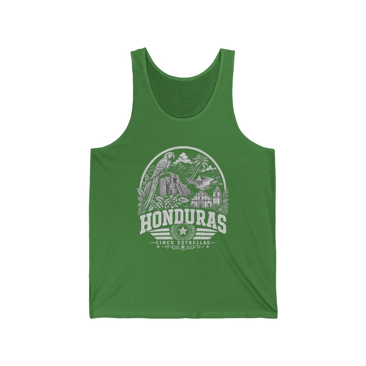 Honduras Men's Tank Top — Leaf (front)