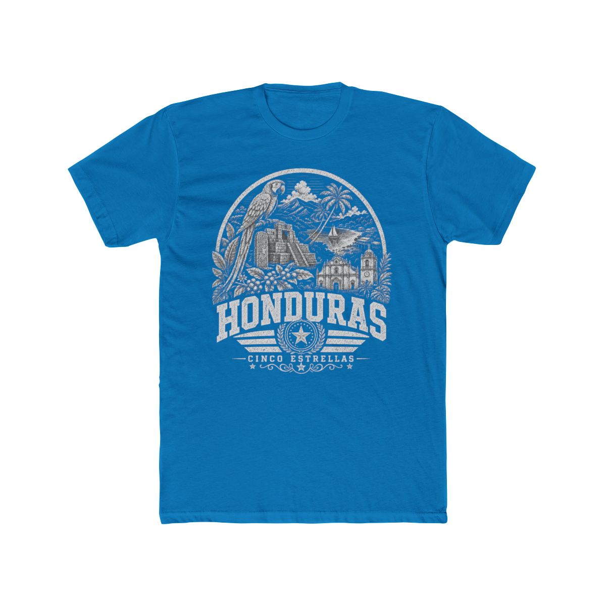 Honduras Men's Tee — Solid Turquoise