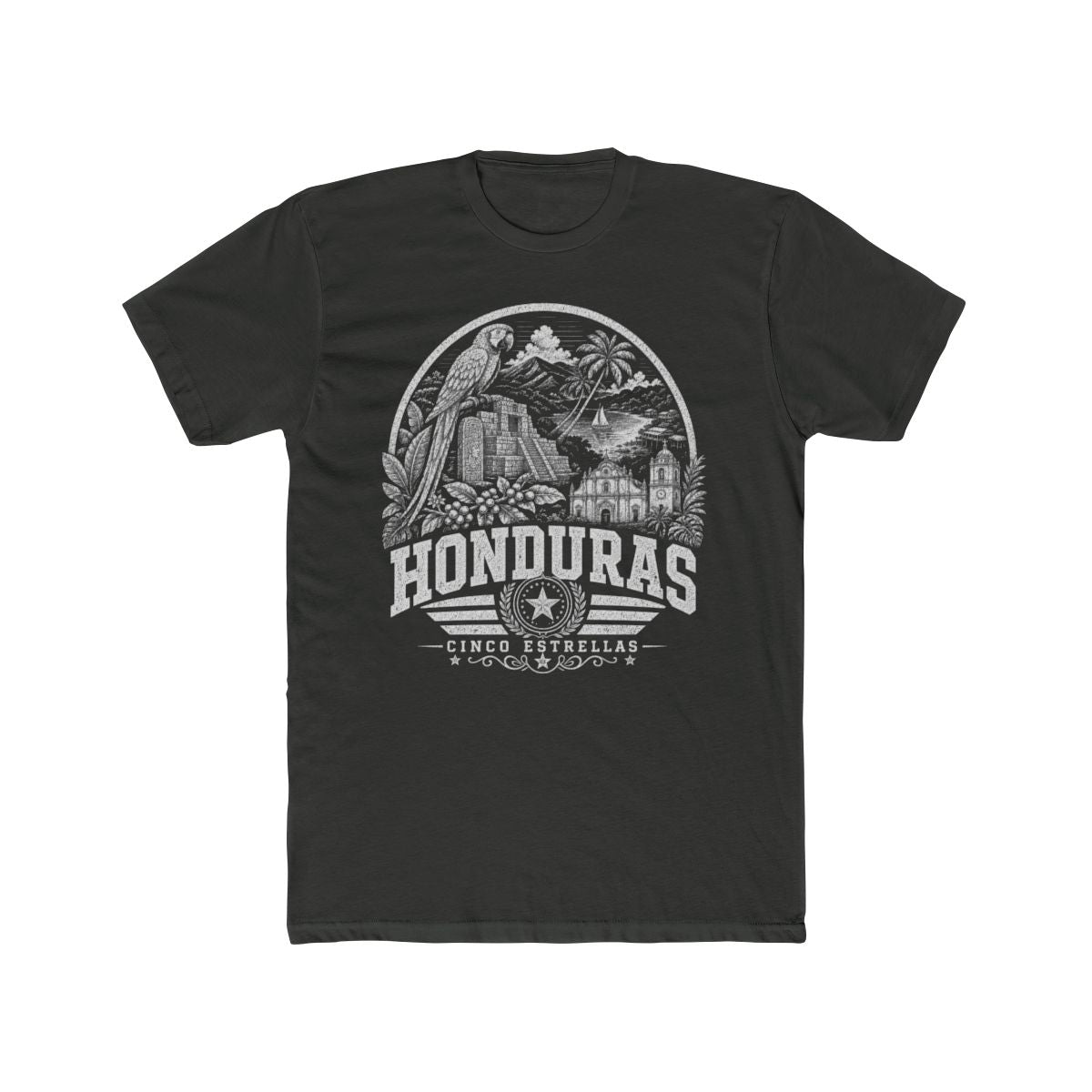 Honduras Men's Tee — Solid Heavy Metal