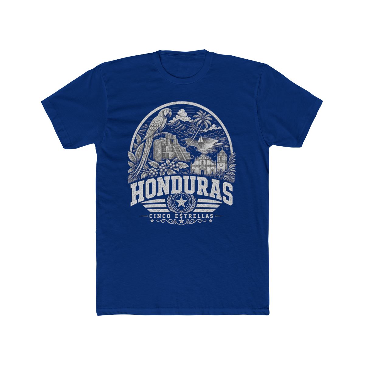 Honduras Men's Tee — Solid Royal