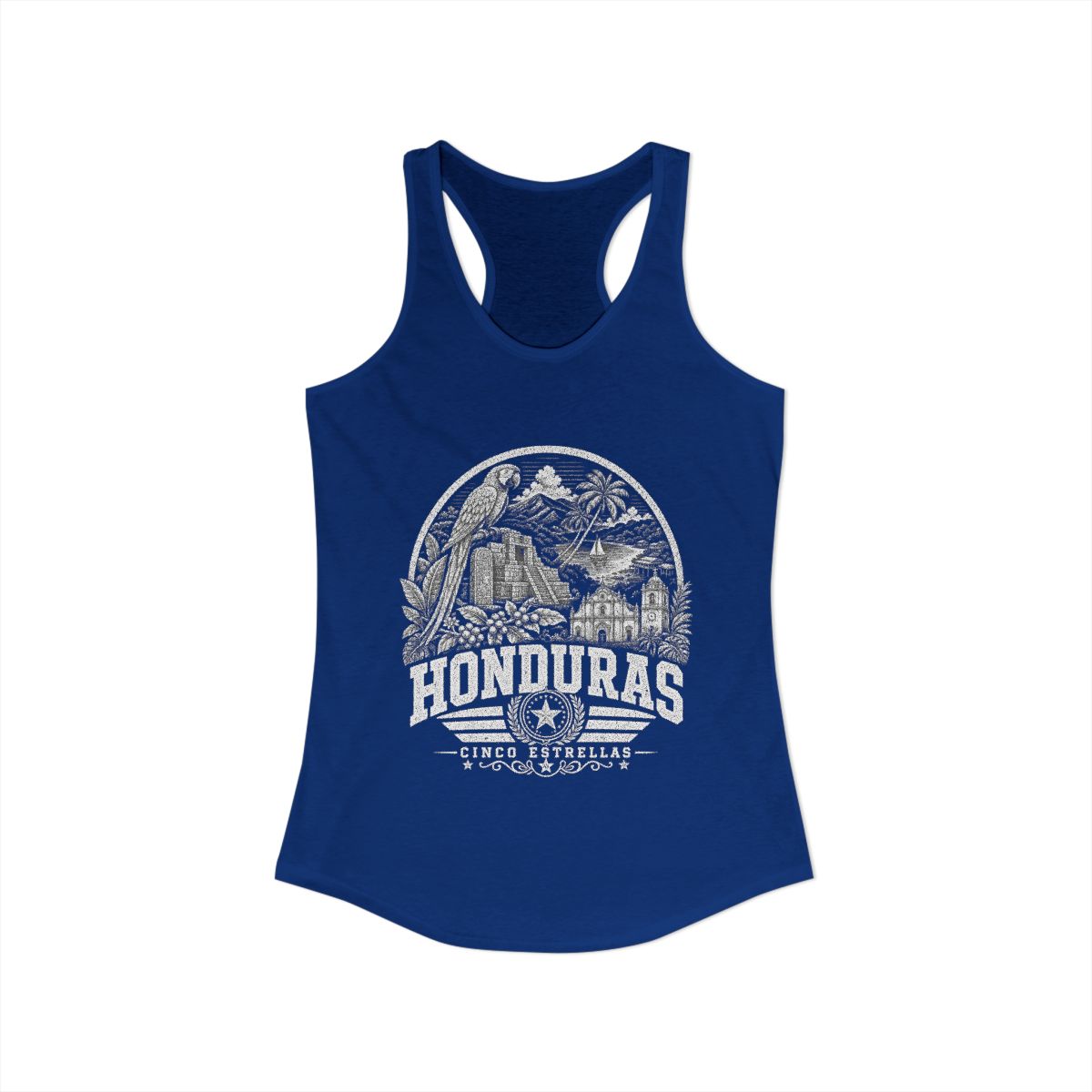 Honduras Women's Tank Top — Solid Royal (front)