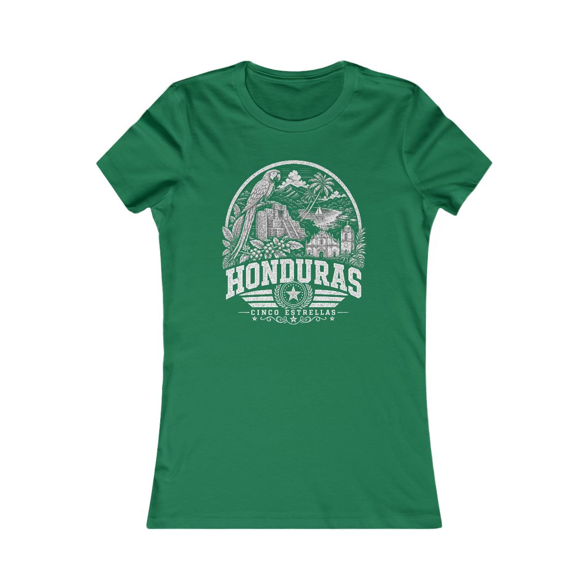 Honduras Women's Tee — Kelly