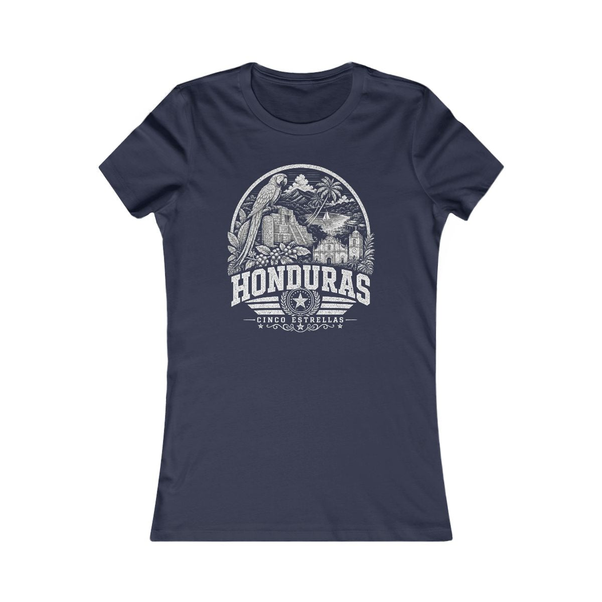 Honduras Women's Tee — Navy