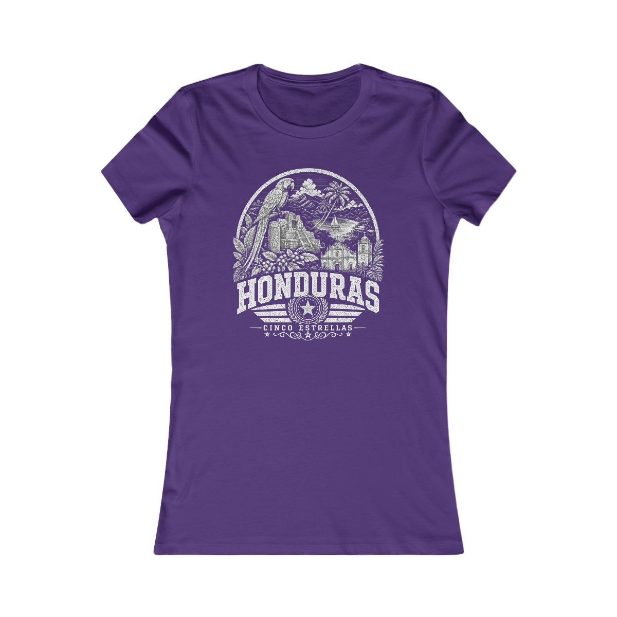 Honduras Women's Tee — Team Purple