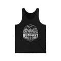 Hungary Men's Tank Top — Black (front)