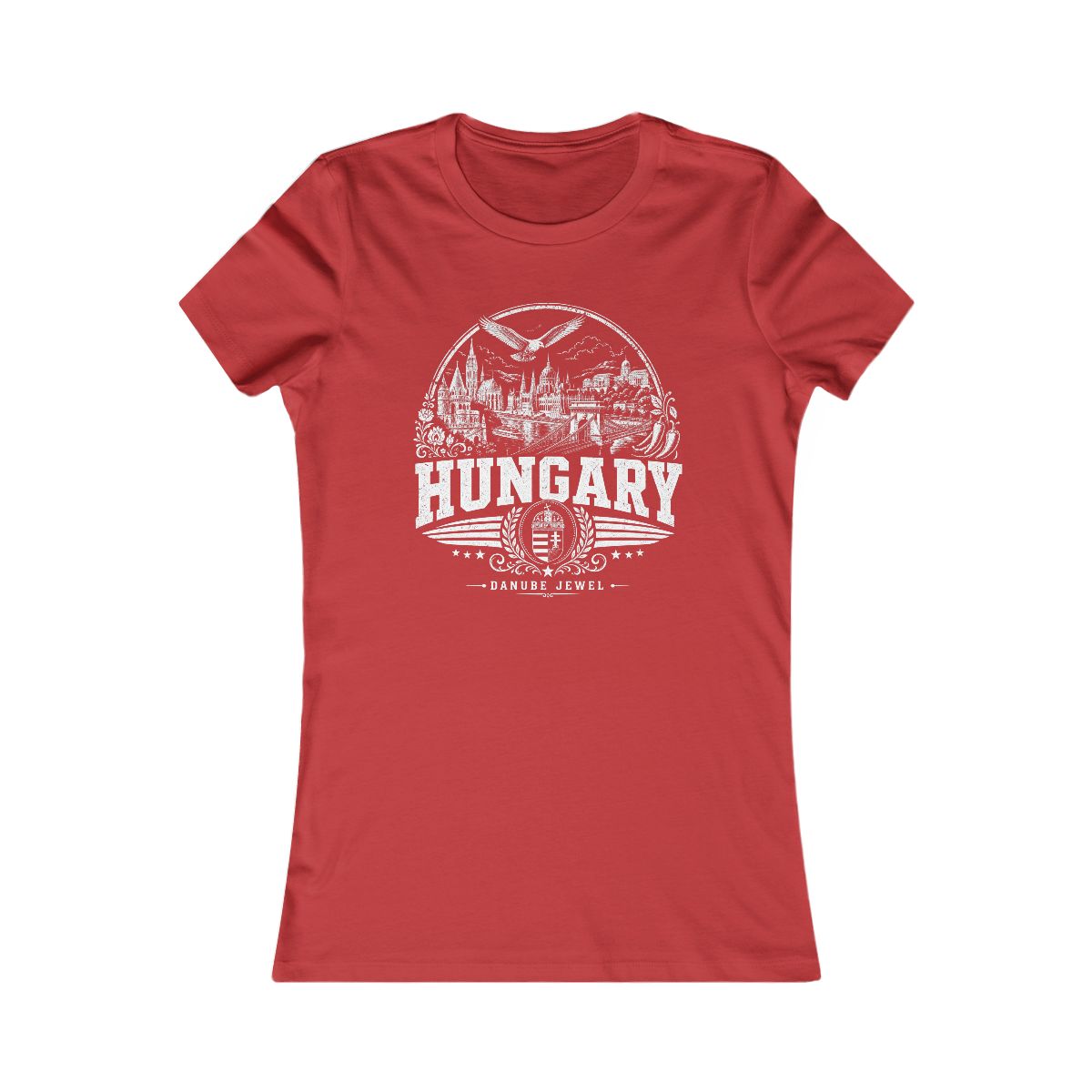 Hungary Women's Tee — Red
