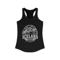 Iceland Women's Tank Top — Solid Black (front)