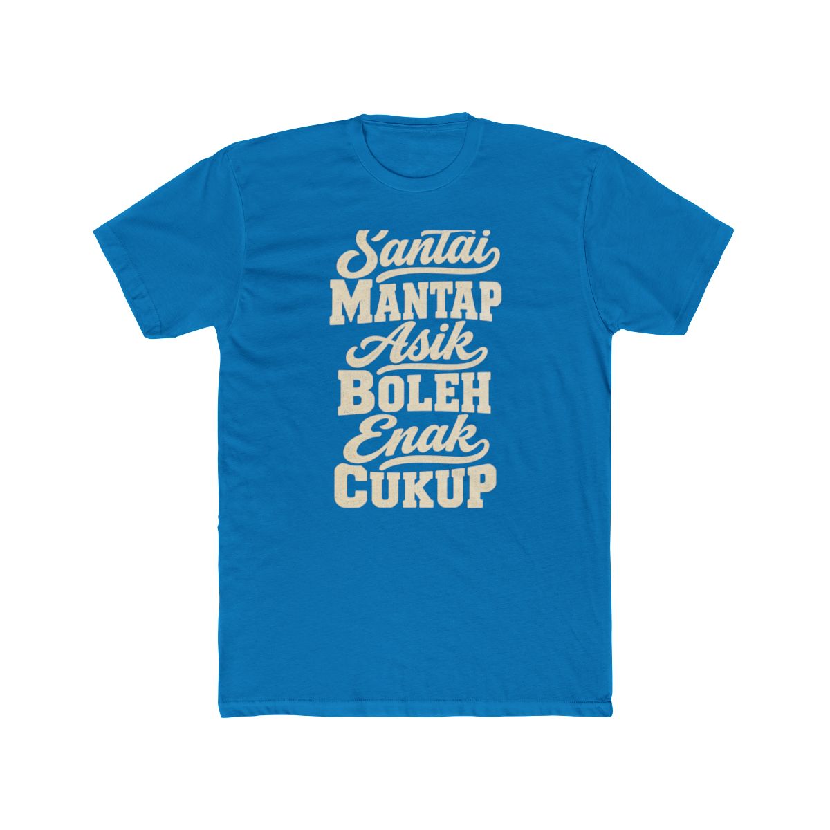 Indonesia local slang men's tee — typographic sayings design | Nameshi Destinations (view 9)
