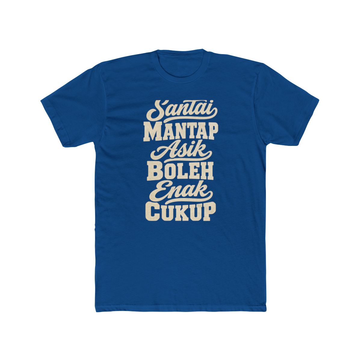 Indonesia local slang men's tee — typographic sayings design | Nameshi Destinations (view 10)