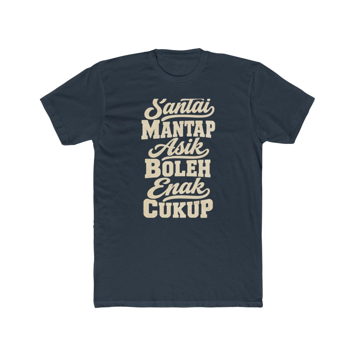 Indonesia local slang men's tee — typographic sayings design | Nameshi Destinations (view 8)