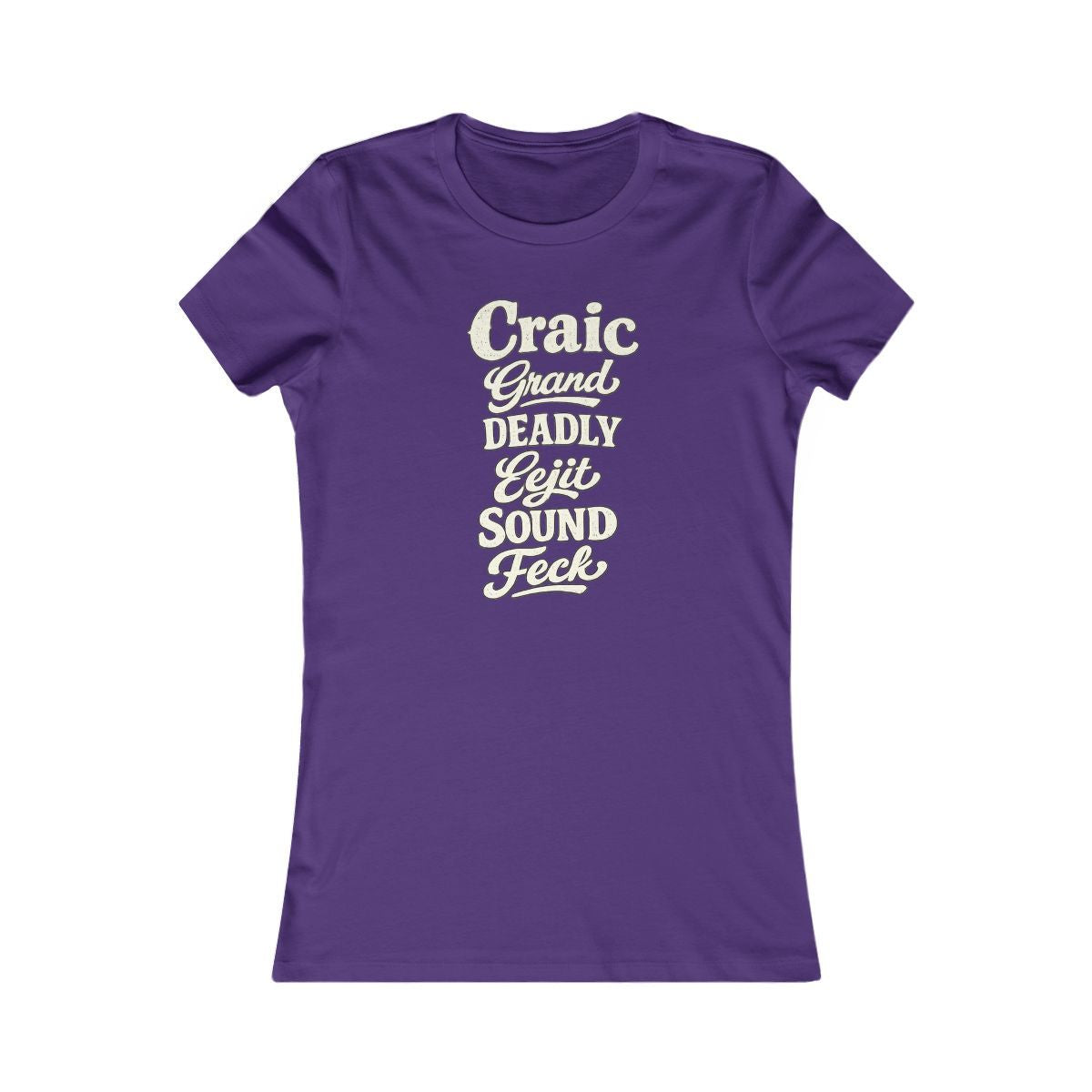Ireland local slang women's tee — typographic sayings design | Nameshi Destinations (view 6)