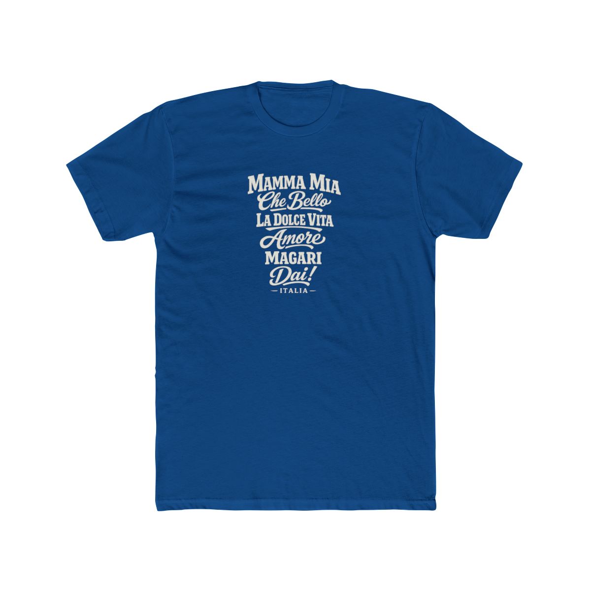 Italy local slang men's tee — typographic sayings design | Nameshi Destinations (view 10)