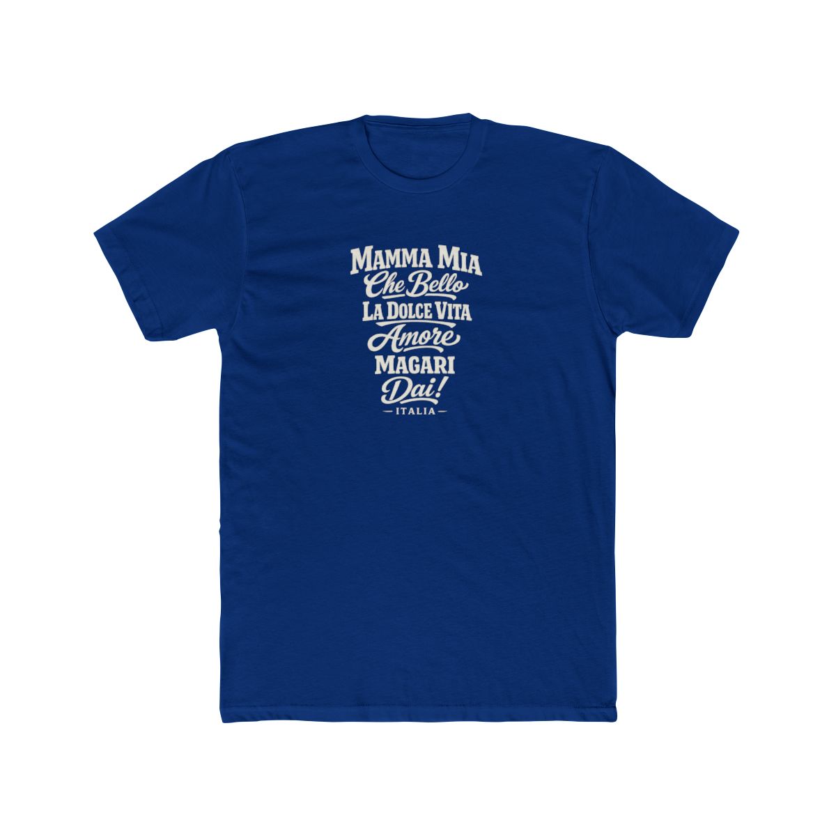 Italy local slang men's tee — typographic sayings design | Nameshi Destinations (view 11)