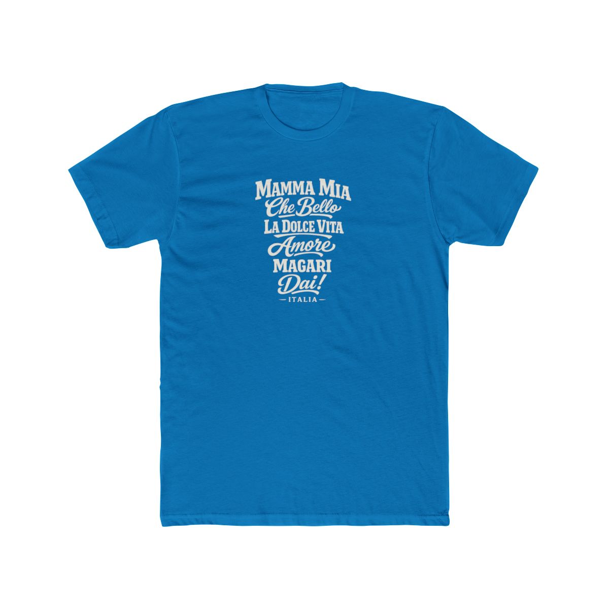 Italy local slang men's tee — typographic sayings design | Nameshi Destinations (view 9)