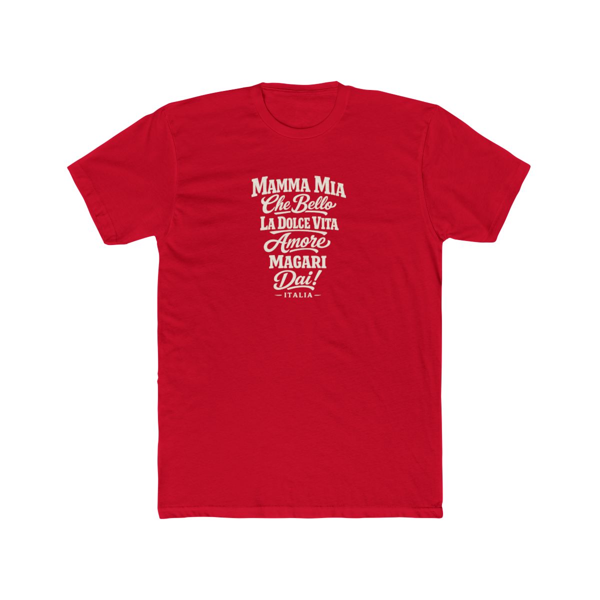 Italy local slang men's tee — typographic sayings design | Nameshi Destinations (view 15)