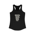 Italy local slang women's tank top — typographic sayings design | Nameshi Destinations (view 1)