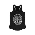 Italy Women's Tank Top — Solid Black (front)