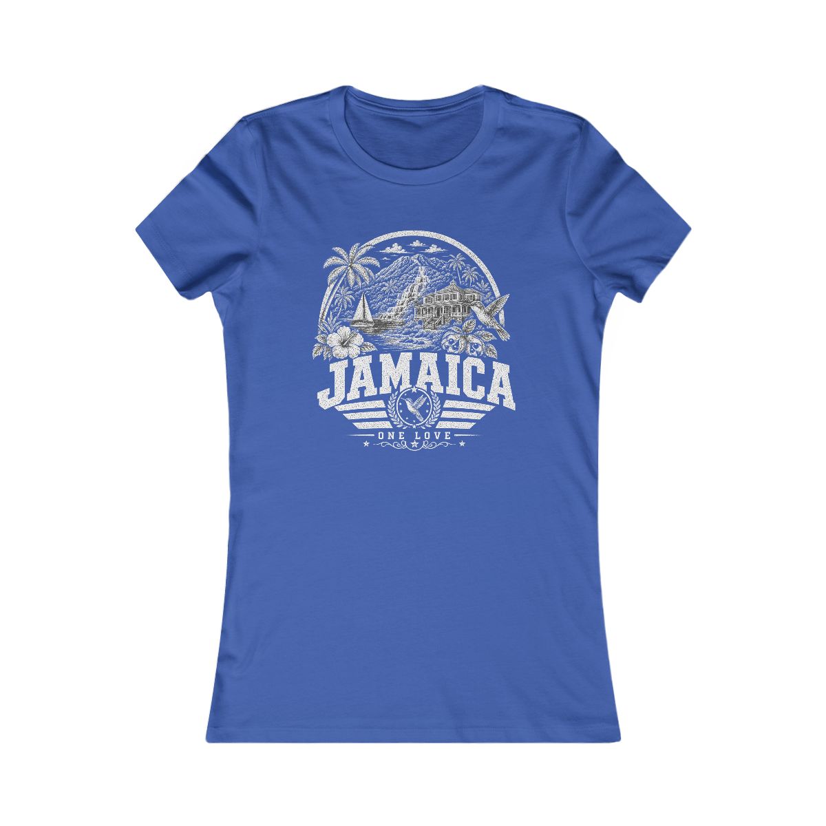 Jamaica Women's Tee — True Royal