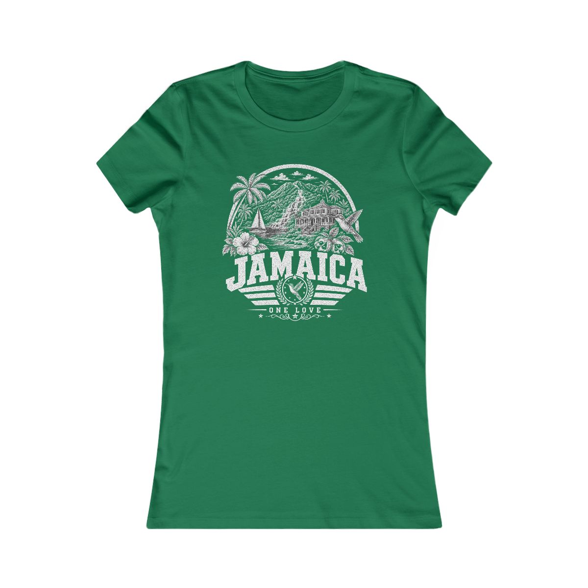 Jamaica Women's Tee — Kelly