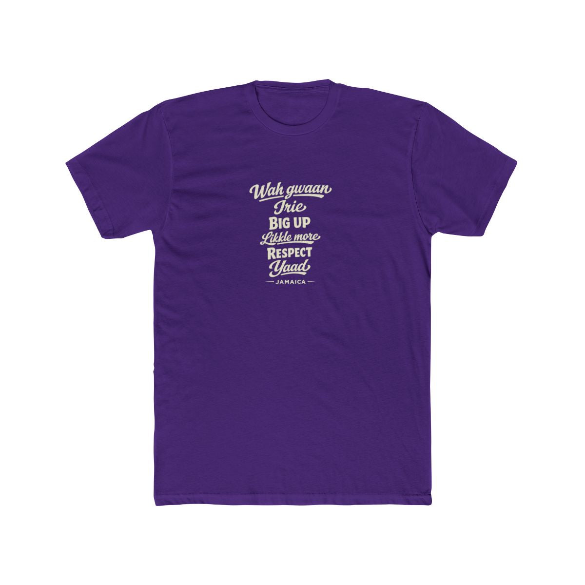 Jamaica local slang men's tee — typographic sayings design | Nameshi Destinations (view 13)