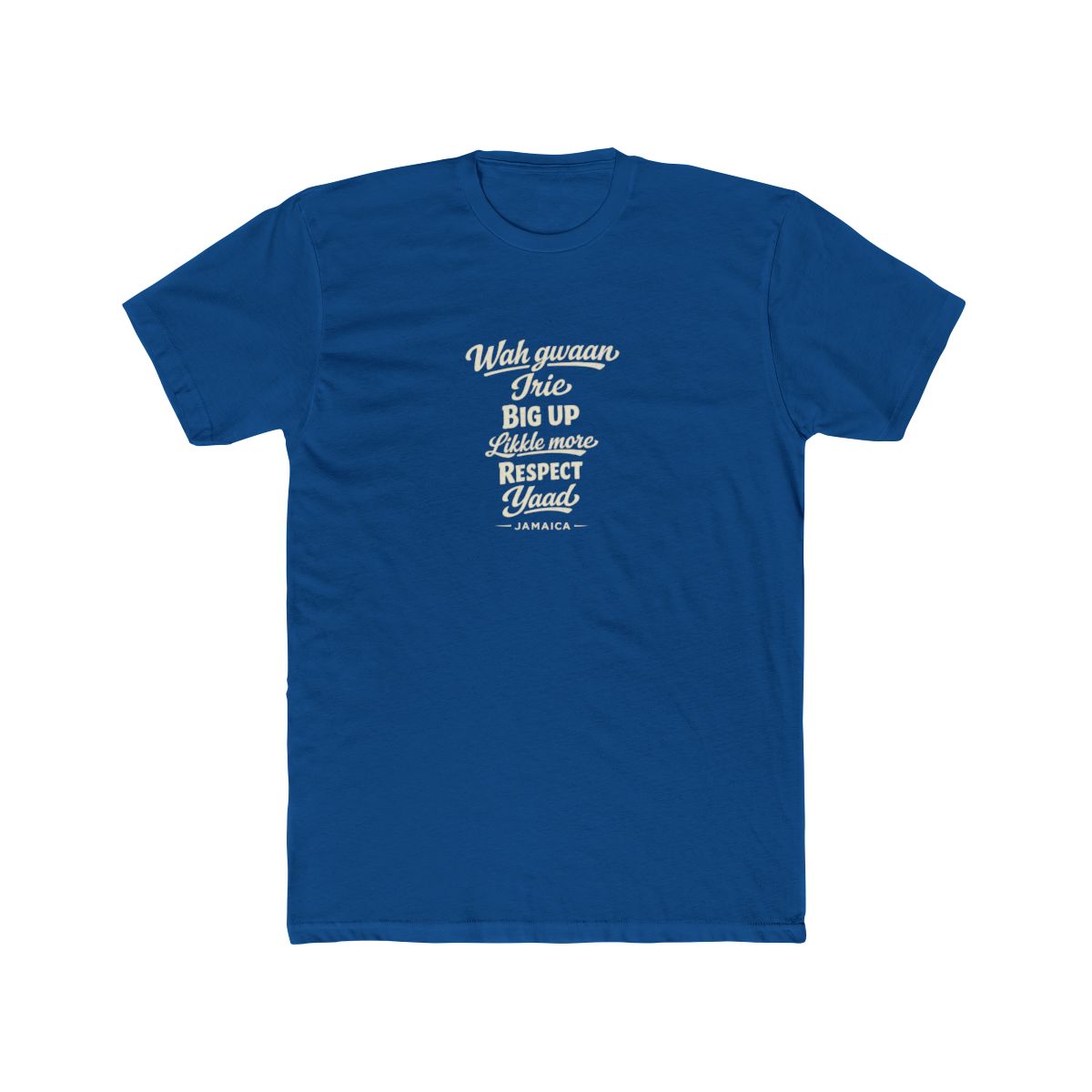 Jamaica local slang men's tee — typographic sayings design | Nameshi Destinations (view 10)