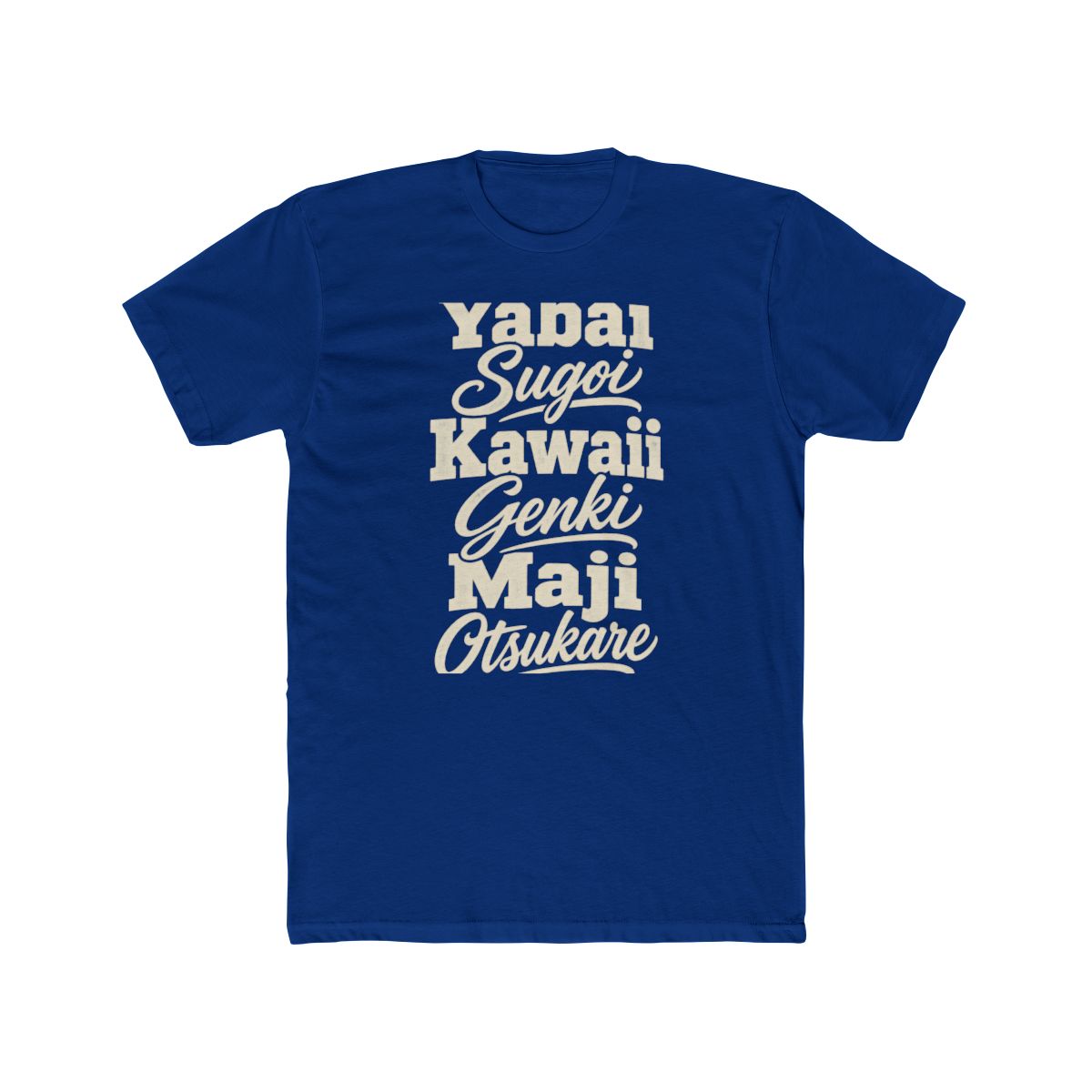 Japan local slang men's tee — typographic sayings design | Nameshi Destinations (view 11)