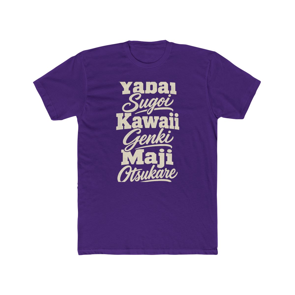 Japan local slang men's tee — typographic sayings design | Nameshi Destinations (view 13)