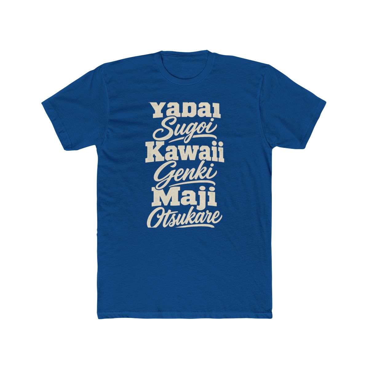 Japan local slang men's tee — typographic sayings design | Nameshi Destinations (view 10)