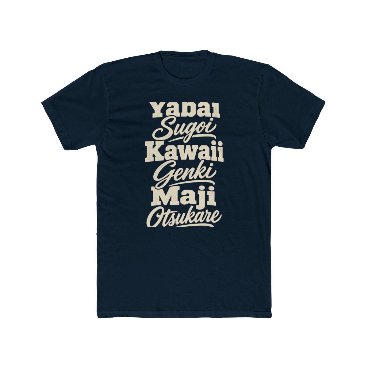Japan local slang men's tee — typographic sayings design | Nameshi Destinations (view 12)