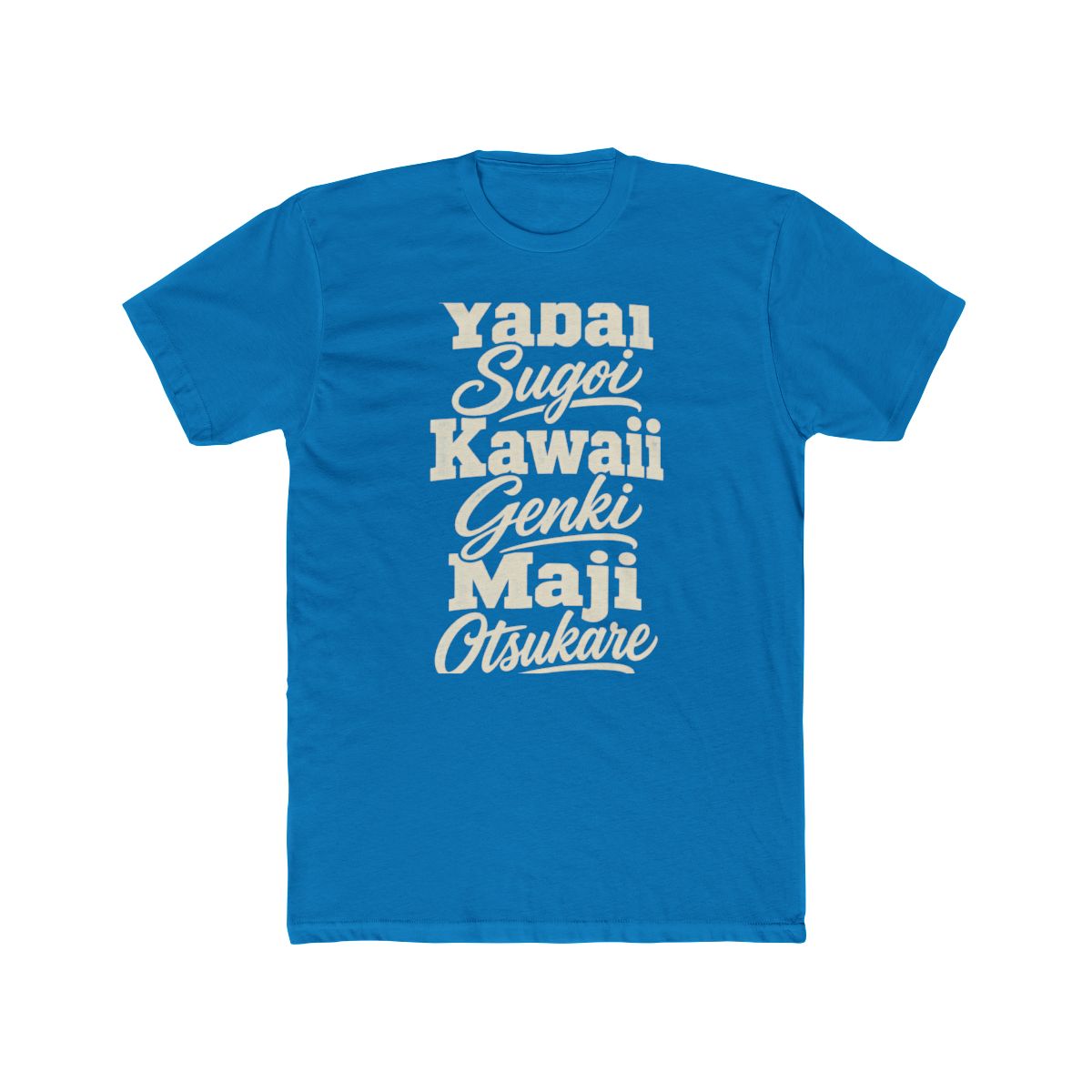 Japan local slang men's tee — typographic sayings design | Nameshi Destinations (view 9)